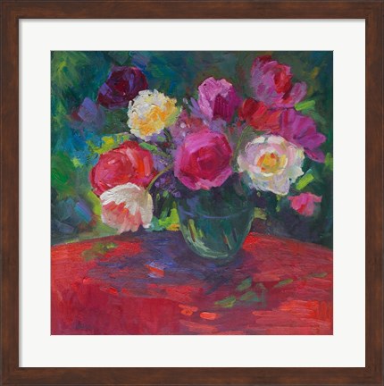 Framed Petals and Passion Print
