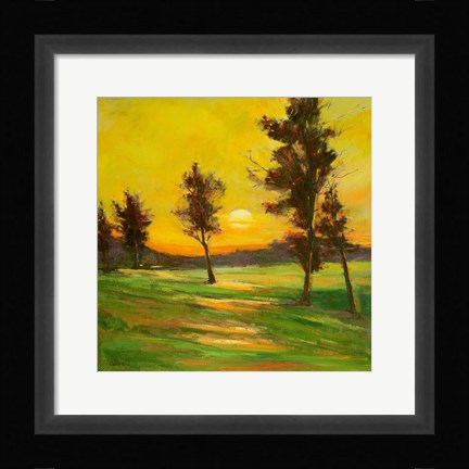 Framed Natural Happy Hour Print