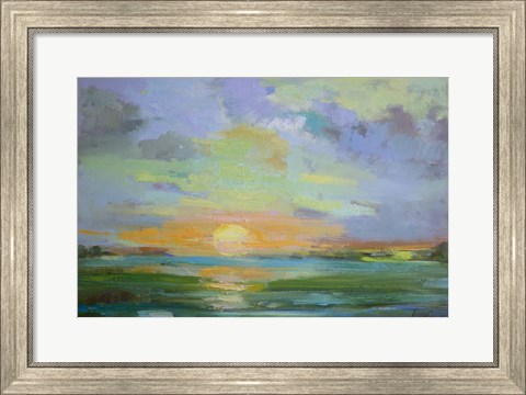 Framed Sherbert Sunset Print