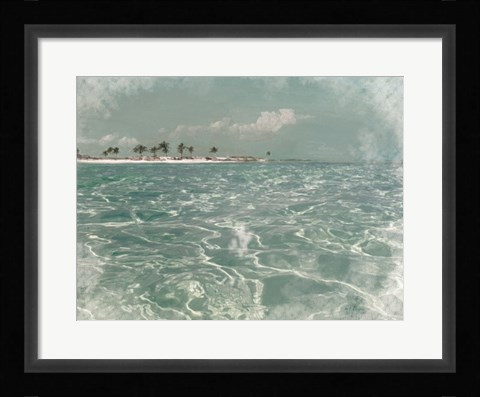 Framed Beach Scene I Print
