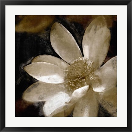 Framed Bronze Lily Print