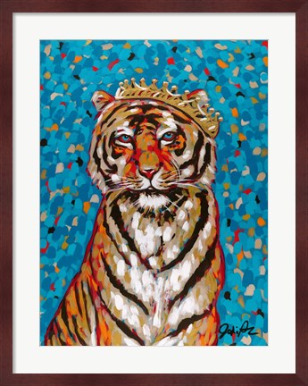Framed Queen Tiger Print