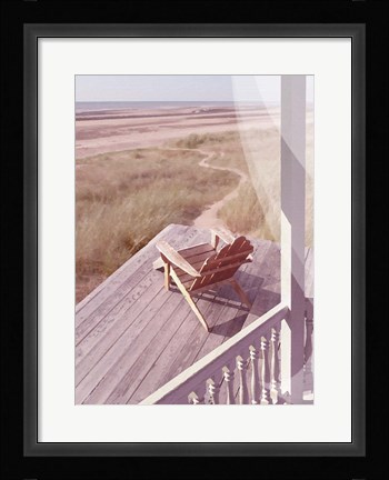 Framed Hamptons House Print