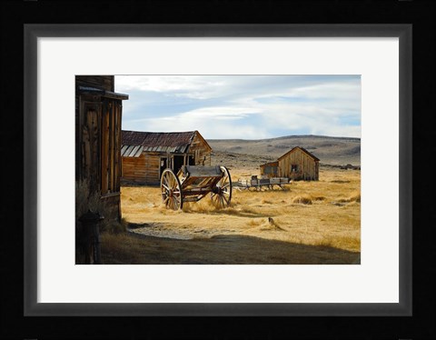 Framed Wheel &amp; Sled Print