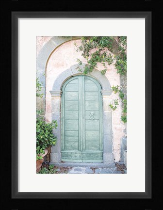Framed Venice Doorway Light Print