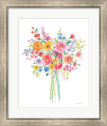Framed Sunshine Flowers Print