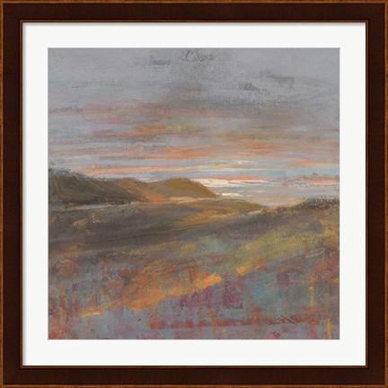 Framed Dawn on the Hills Print