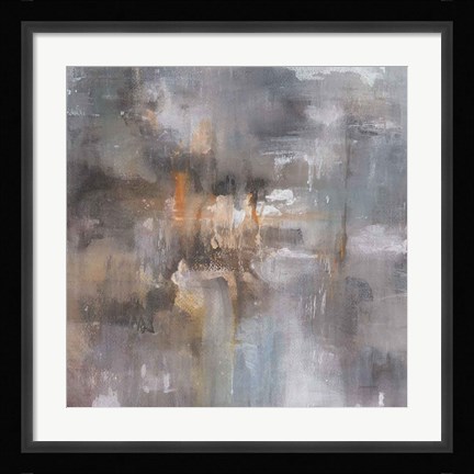 Framed Sand and Stone Print