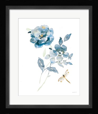 Framed Blues of Summer IV Gilded Print