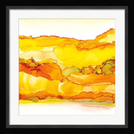 Framed Yellowscape II Print