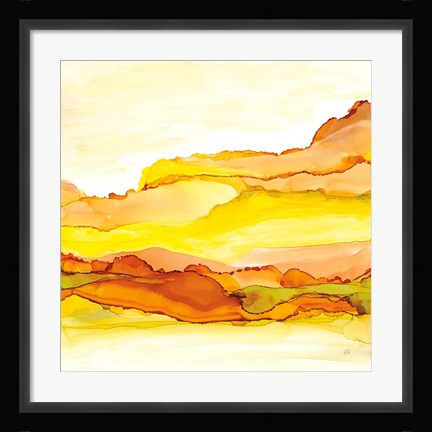 Framed Yellowscape I Print