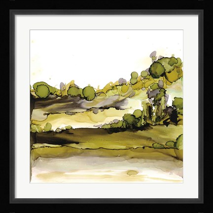 Framed Greenscape II Print