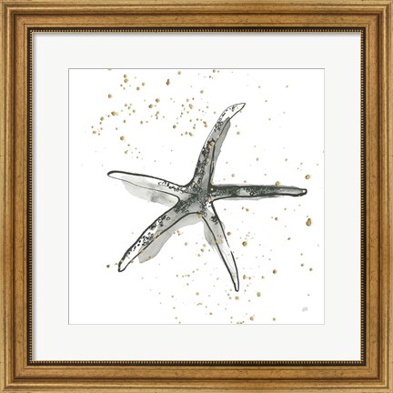 Framed Starfish III Print