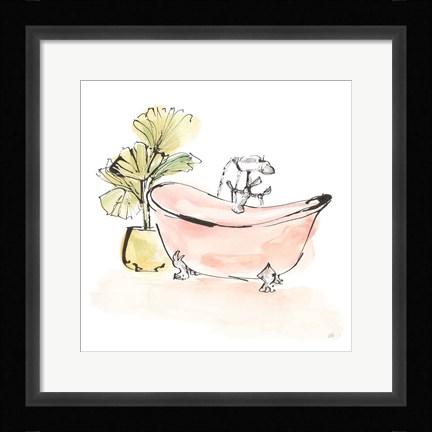 Framed Tub VI Print