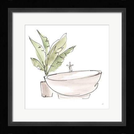 Framed Neutral Tub V Print