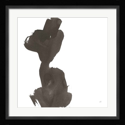 Framed Swash I Print