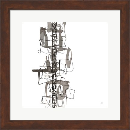 Framed Rope Ladder II Print