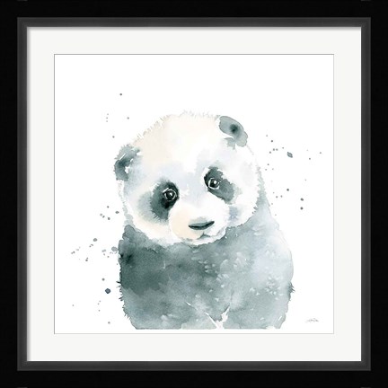 Framed Panda Cub Print
