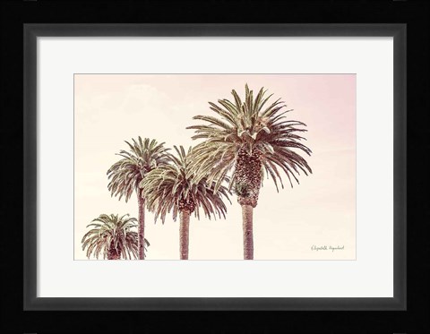 Framed Pastel Palms Print