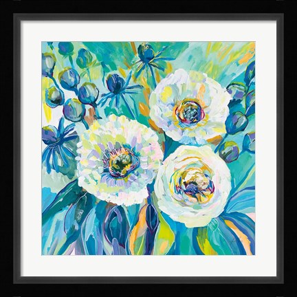 Framed Floral Elation Print