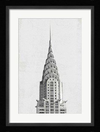 Framed Chrysler Building NYC Print