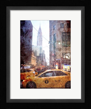 Framed Rainy Madison Avenue Print