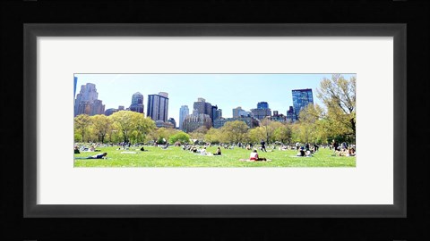 Framed Central Park Picnic Print
