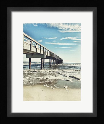 Framed Dock Side Print