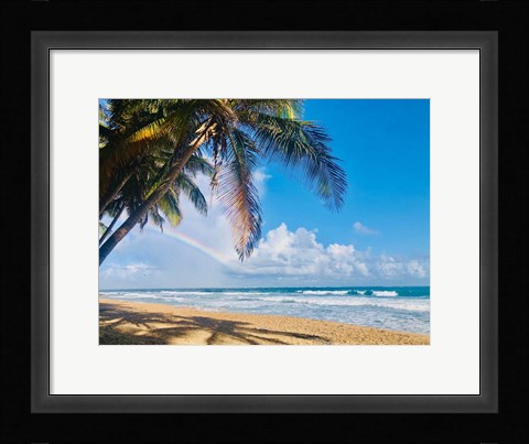 Framed Under the Palms Print