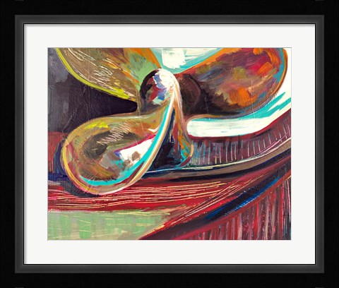 Framed Decorative Fan Print