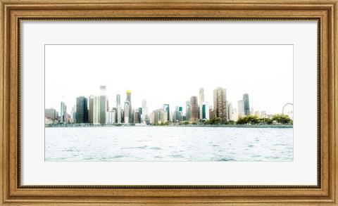 Framed Chicago Coastline Print