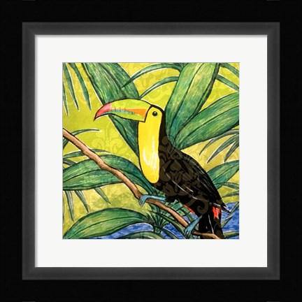 Framed Tropical Bird II Print