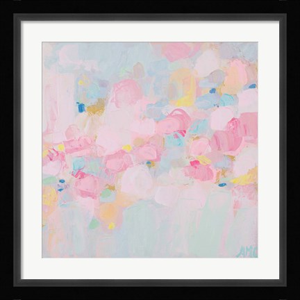 Framed Soft Pebbles I Print