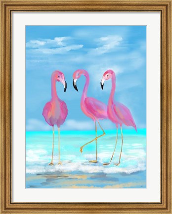 Framed Pretty In Pink Print