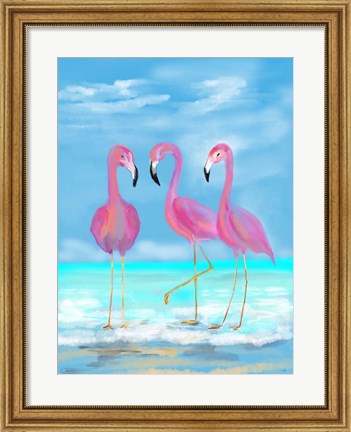 Framed Pretty In Pink Print
