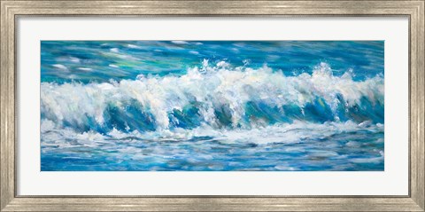 Framed Big Ocean Waves Print