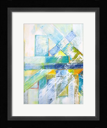 Framed Summerview Abstract  I Print