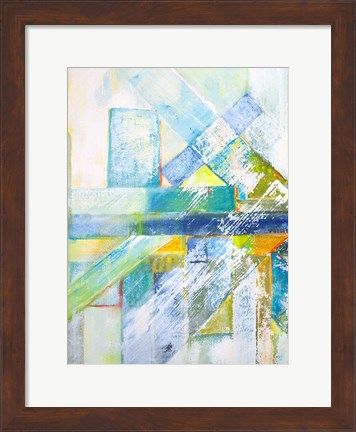 Framed Summerview Abstract  I Print