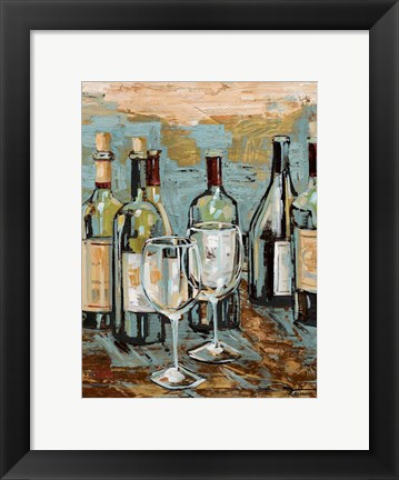 Framed Wine II Print