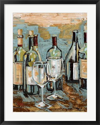 Framed Wine II Print