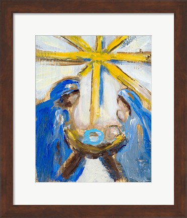 Framed Nativity Print