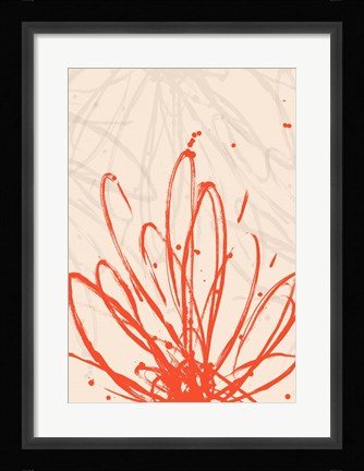 Framed Mandarin Burst II Print