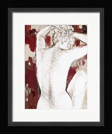 Framed Modern Spice Woman I Print