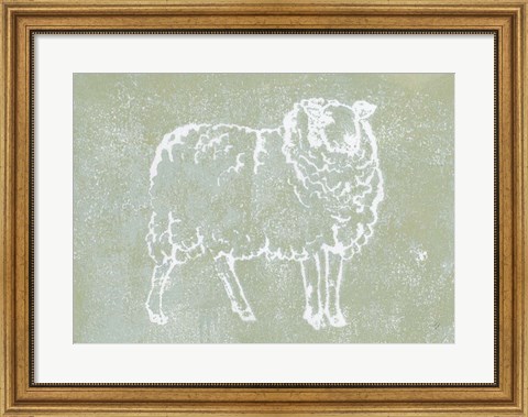Framed Country Sheep Print