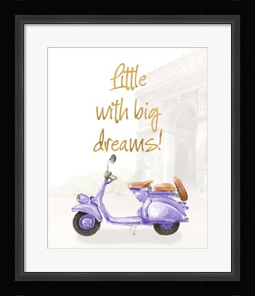 Framed She's Going Places II Print