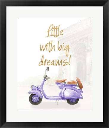 Framed She's Going Places II Print