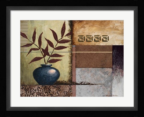 Framed Cobalt Vase Print