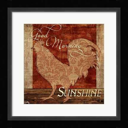 Framed Good Morning Sunshine Print