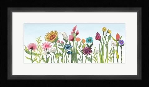 Framed Swaying Blooms I Print