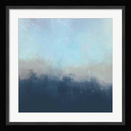 Framed Ocean Fog I Print